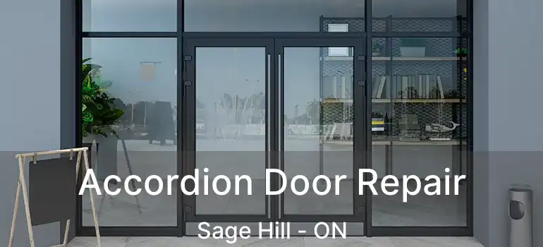Accordion Door Repair Sage Hill - ON