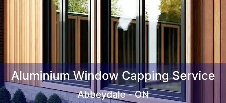 Aluminium Window Capping Service Abbeydale - ON