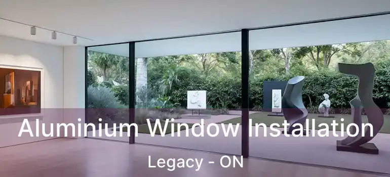 Aluminium Window Installation Legacy - ON