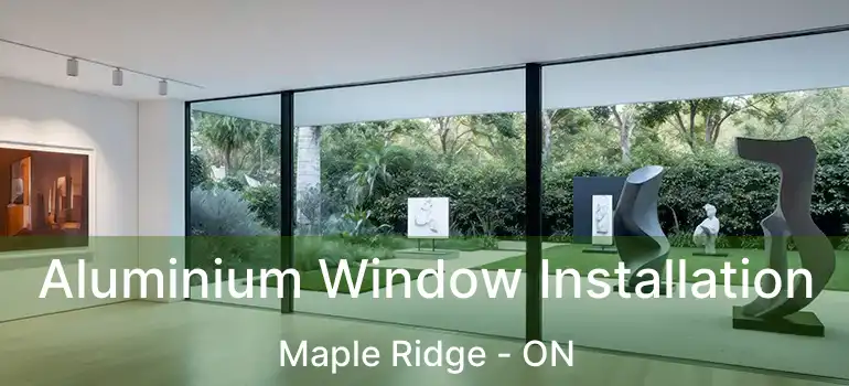 Aluminium Window Installation Maple Ridge - ON