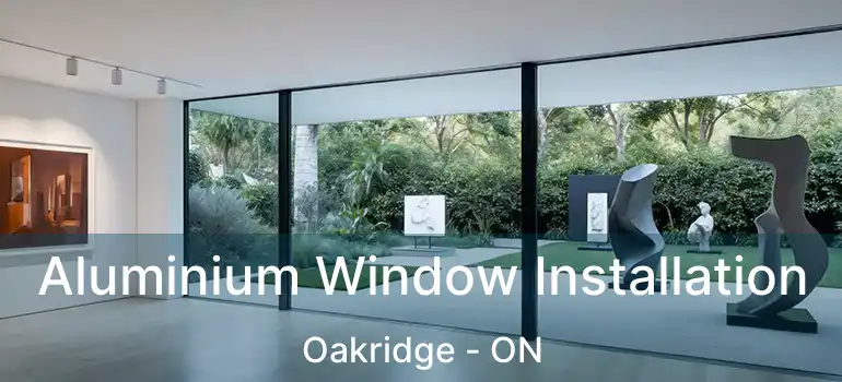 Aluminium Window Installation Oakridge - ON