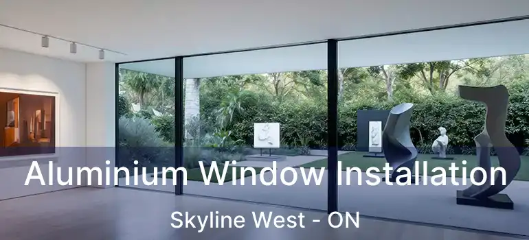 Aluminium Window Installation Skyline West - ON