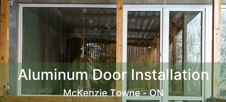 Aluminum Door Installation McKenzie Towne - ON