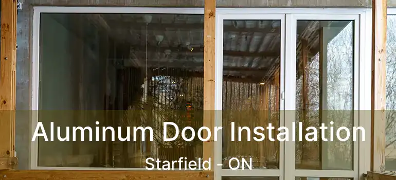Aluminum Door Installation Starfield - ON