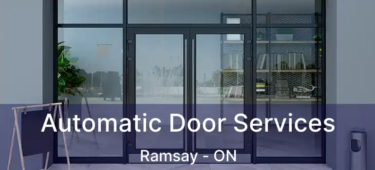 Automatic Door Services Ramsay - ON