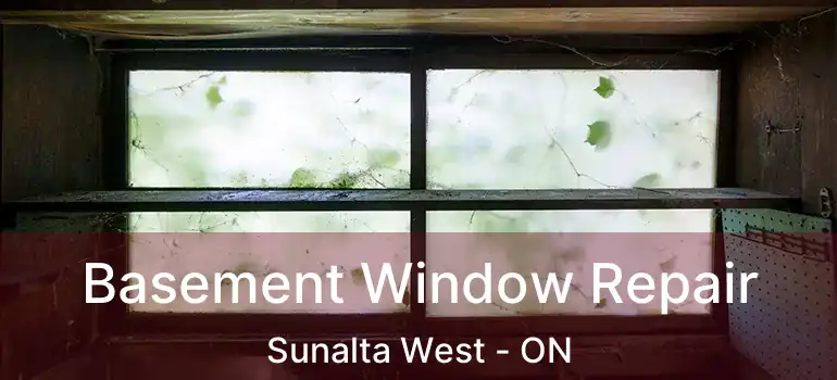 Basement Window Repair Sunalta West - ON