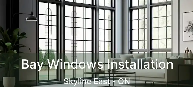 Bay Windows Installation Skyline East - ON