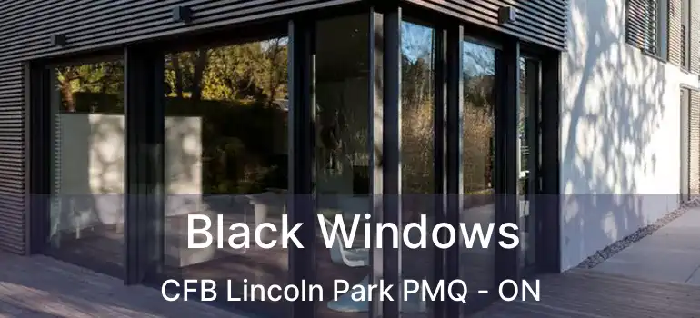 Black Windows CFB Lincoln Park PMQ - ON