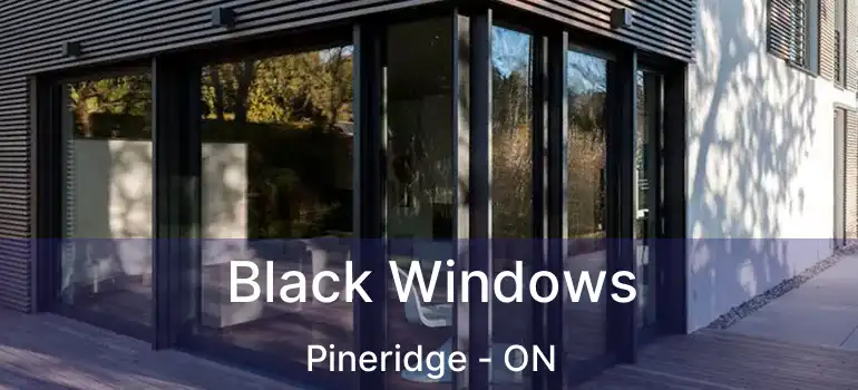 Black Windows Pineridge - ON