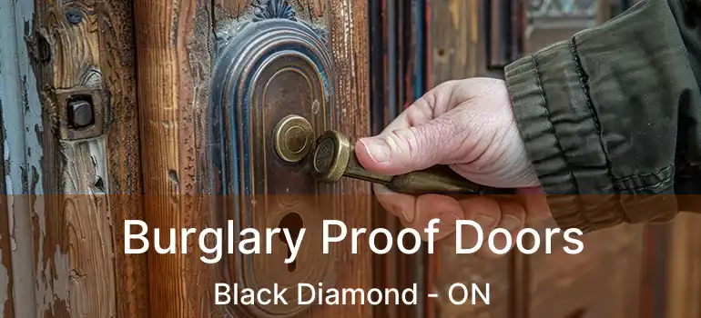 Burglary Proof Doors Black Diamond - ON