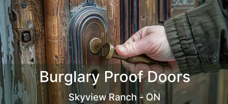 Burglary Proof Doors Skyview Ranch - ON
