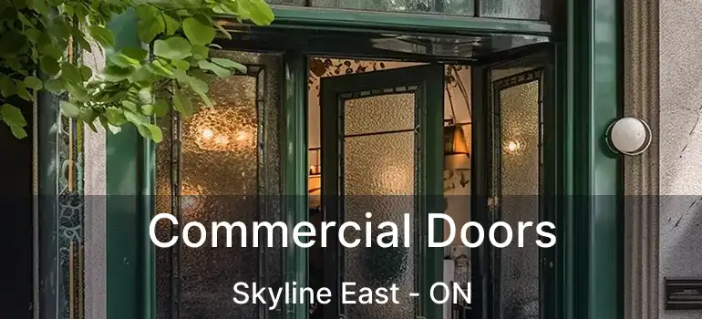 Commercial Doors Skyline East - ON