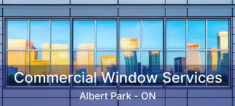 Commercial Window Services Albert Park - ON