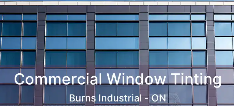 Commercial Window Tinting Burns Industrial - ON
