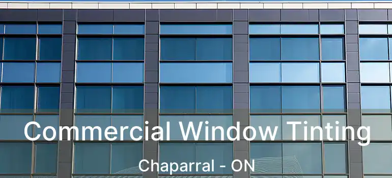 Commercial Window Tinting Chaparral - ON