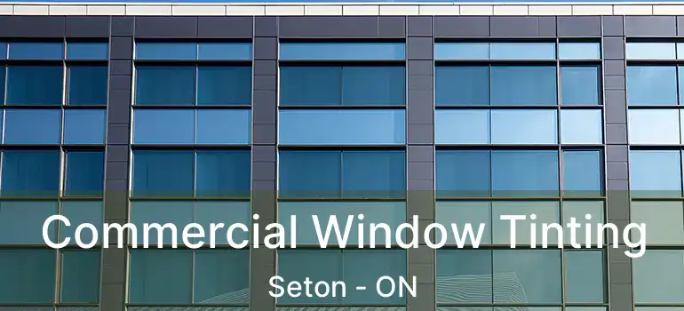 Commercial Window Tinting Seton - ON