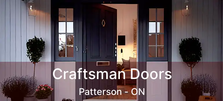Craftsman Doors Patterson - ON