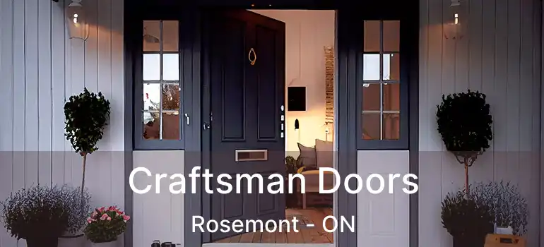 Craftsman Doors Rosemont - ON