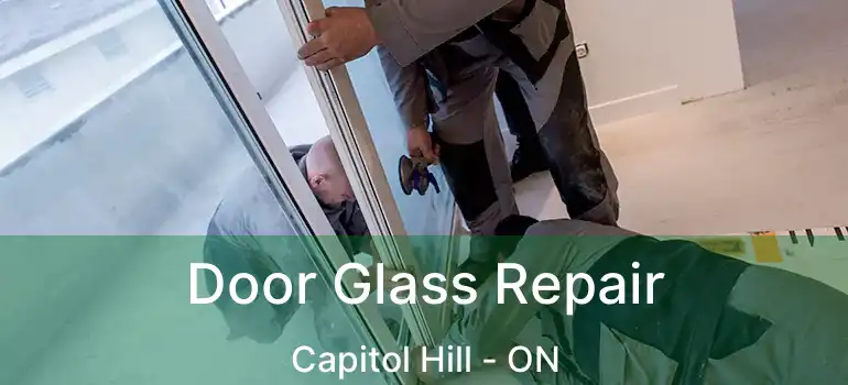 Door Glass Repair Capitol Hill - ON