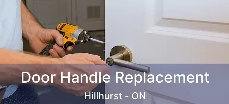 Door Handle Replacement Hillhurst - ON