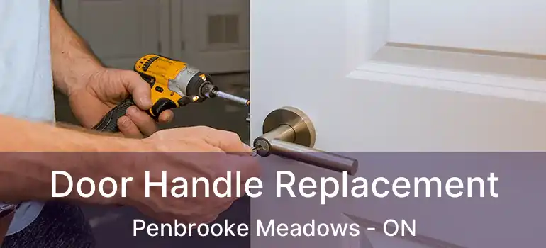 Door Handle Replacement Penbrooke Meadows - ON