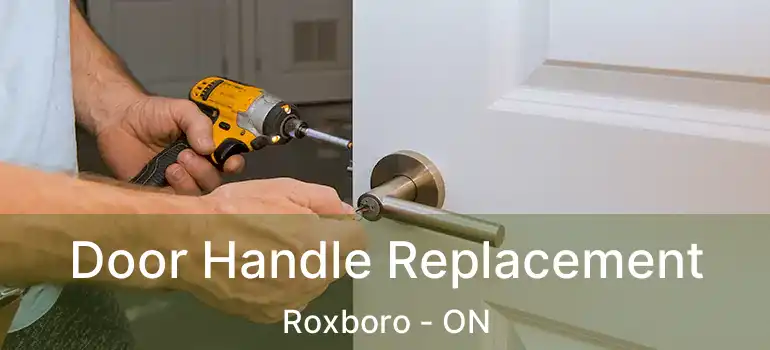 Door Handle Replacement Roxboro - ON