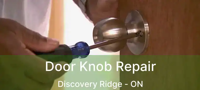 Door Knob Repair Discovery Ridge - ON