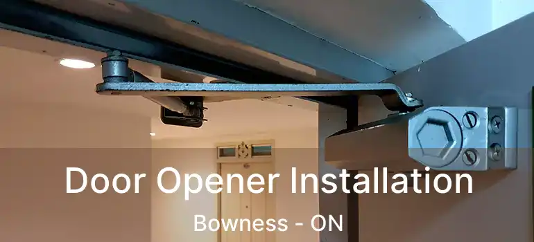 Door Opener Installation Bowness - ON