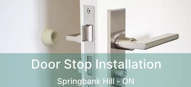 Door Stop Installation Springbank Hill - ON