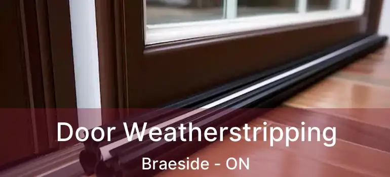 Door Weatherstripping Braeside - ON