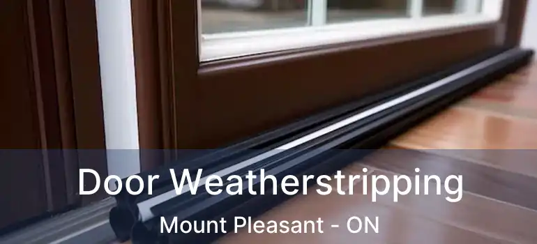 Door Weatherstripping Mount Pleasant - ON