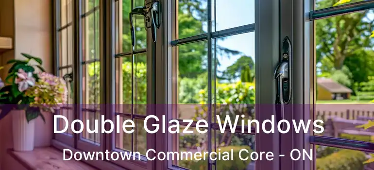 Double Glaze Windows Downtown Commercial Core - ON