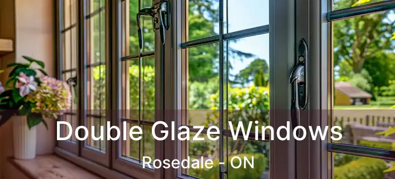 Double Glaze Windows Rosedale - ON