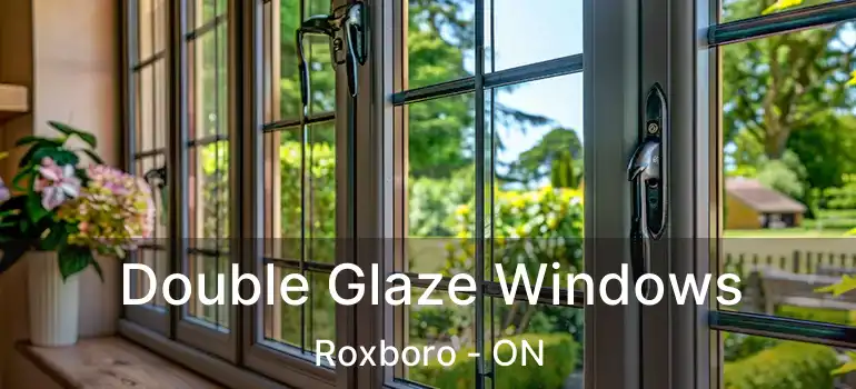 Double Glaze Windows Roxboro - ON