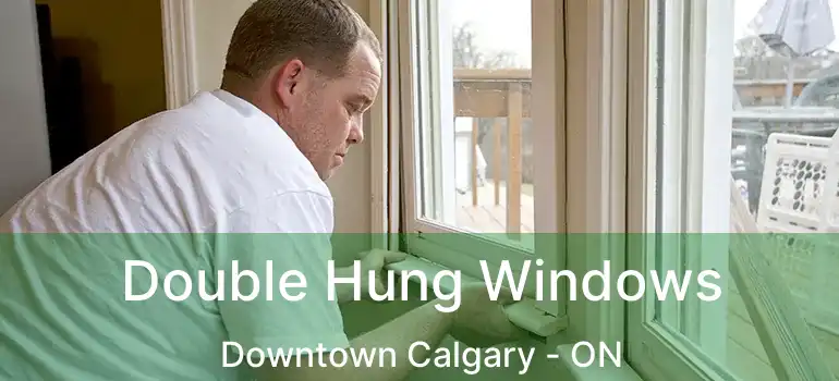 Double Hung Windows Downtown Calgary - ON