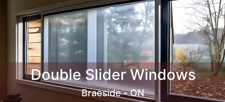 Double Slider Windows Braeside - ON