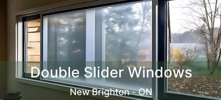 Double Slider Windows New Brighton - ON
