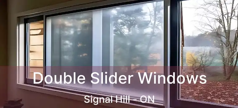 Double Slider Windows Signal Hill - ON