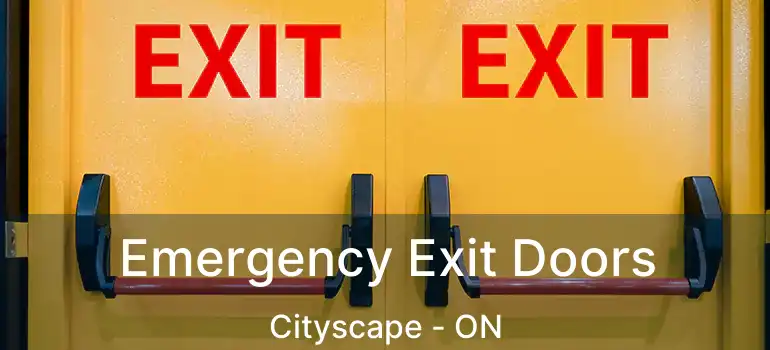 Emergency Exit Doors Cityscape - ON