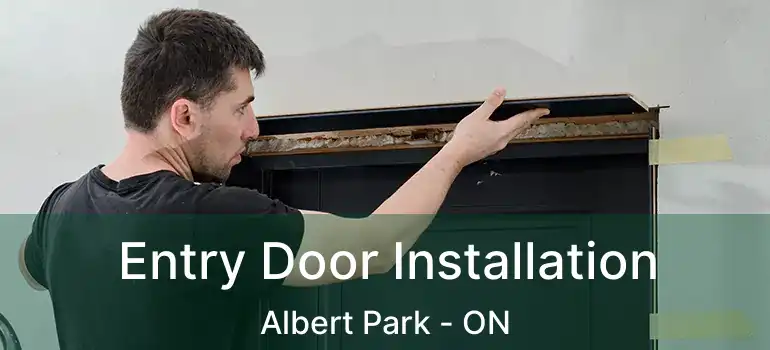 Entry Door Installation Albert Park - ON