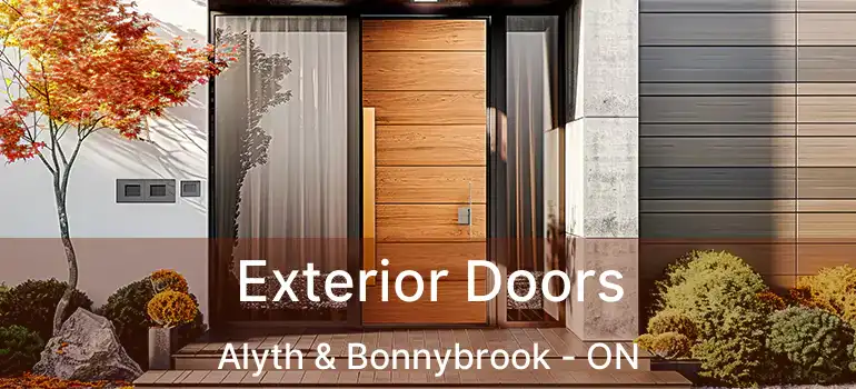 Exterior Doors Alyth & Bonnybrook - ON