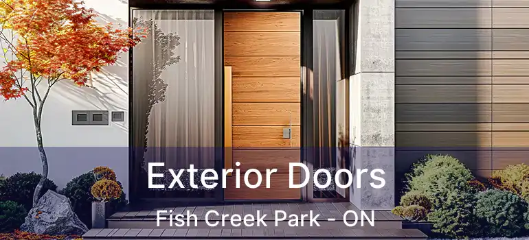 Exterior Doors Fish Creek Park - ON