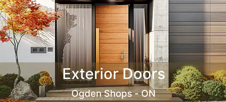 Exterior Doors Ogden Shops - ON
