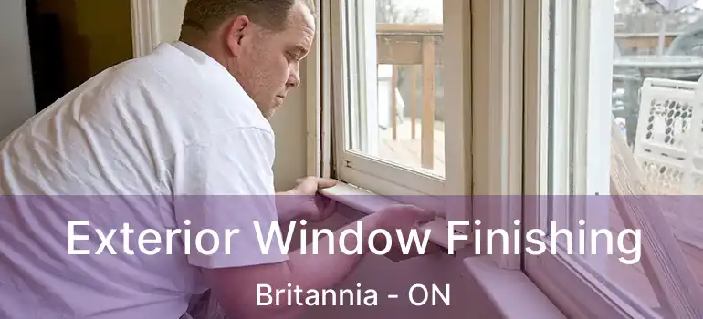 Exterior Window Finishing Britannia - ON