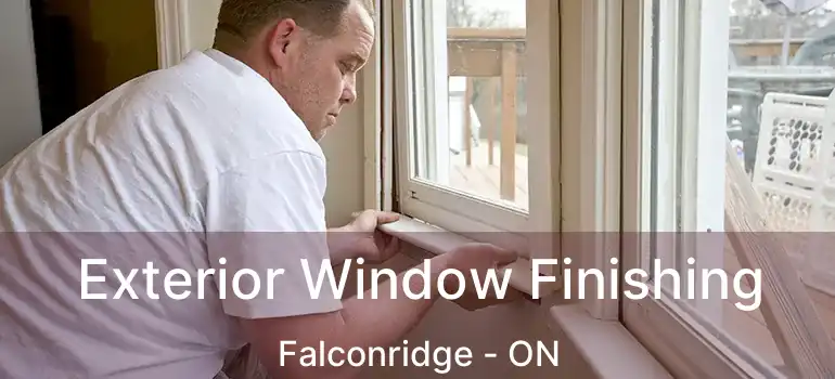 Exterior Window Finishing Falconridge - ON