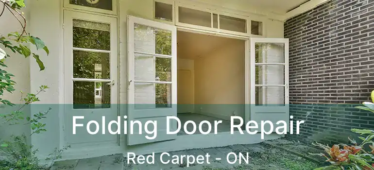 Folding Door Repair Red Carpet - ON