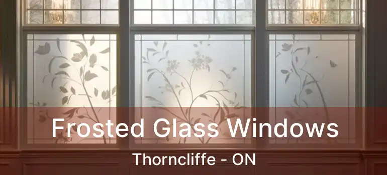 Frosted Glass Windows Thorncliffe - ON
