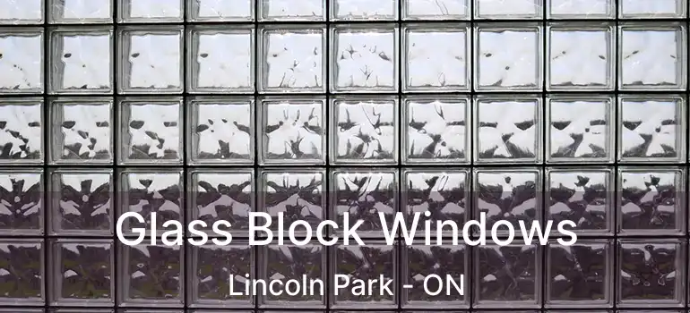 Glass Block Windows Lincoln Park - ON
