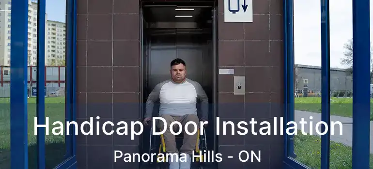 Handicap Door Installation Panorama Hills - ON