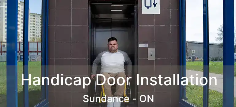 Handicap Door Installation Sundance - ON